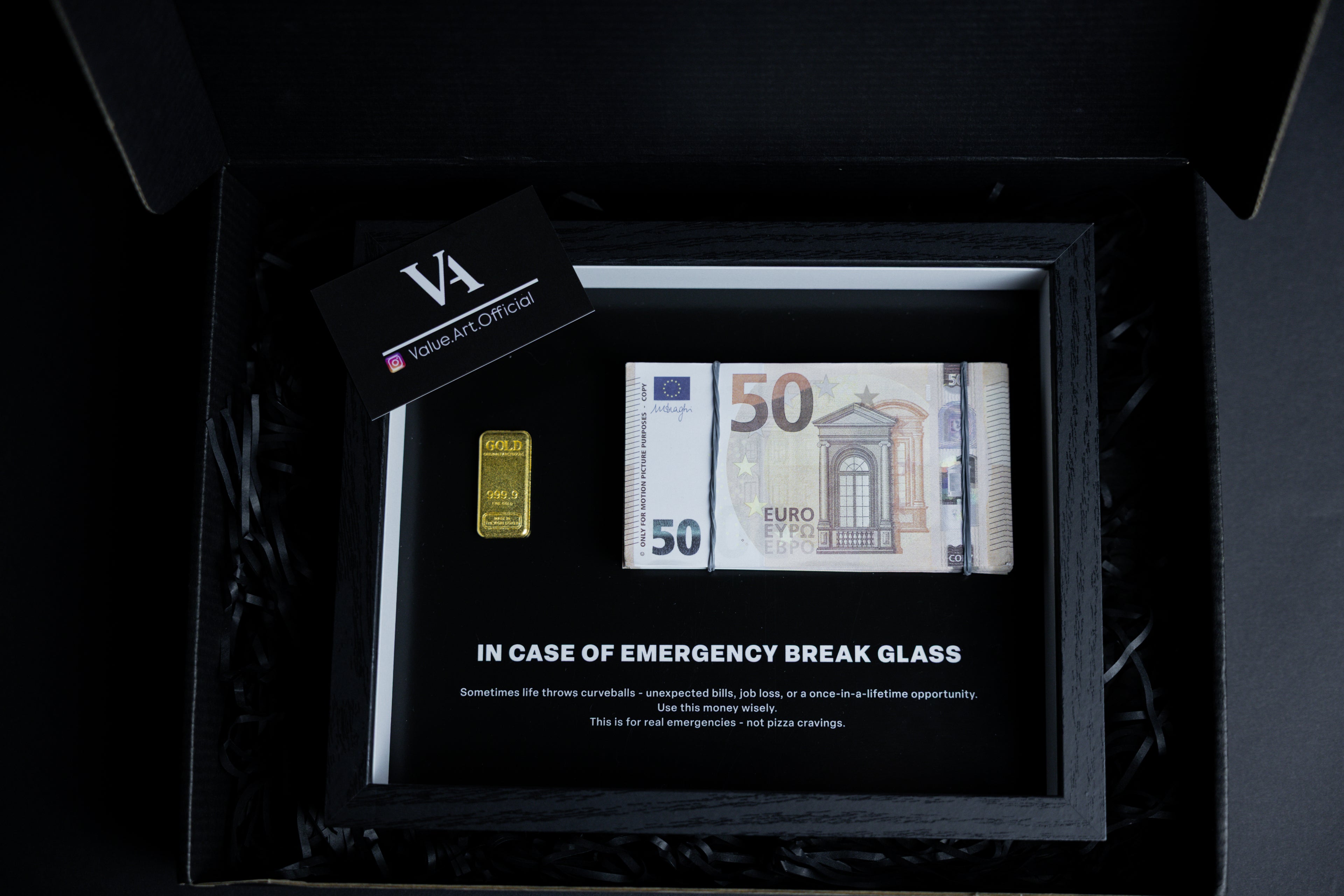 In case of emergency break glass